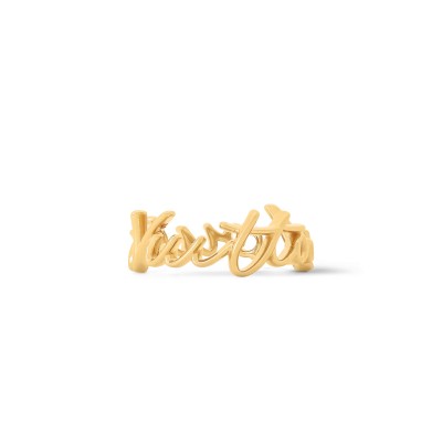 LOUIS VUITTON LV SCRIPT RING M1804S